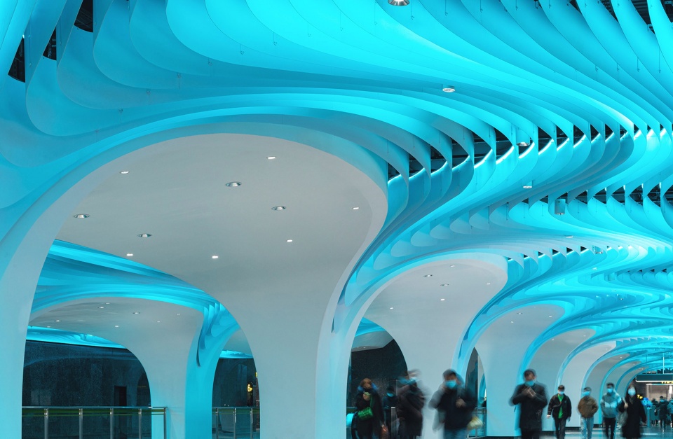 Shanghai Subway Line 14 Yuyuan Station China by XING DESIGN