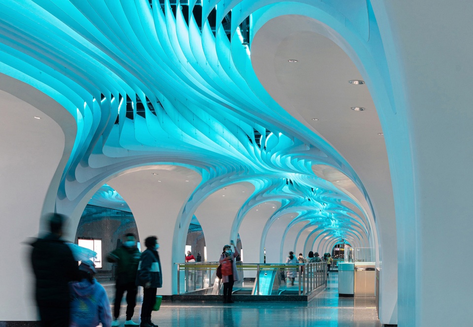 Shanghai Subway Line 14 Yuyuan Station China by XING DESIGN