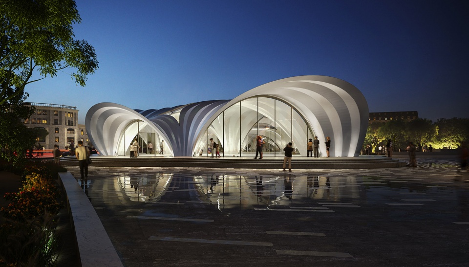 Dnipro Metro stations Zaha Hadid Architects