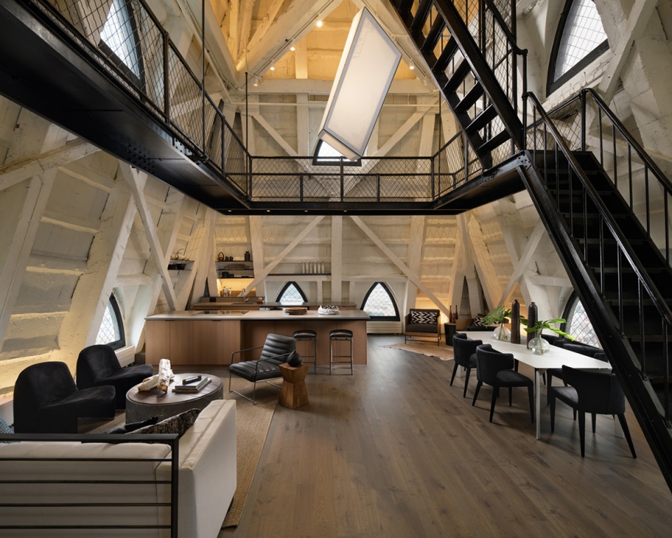 the penthouse at smith tower by graham baba architects