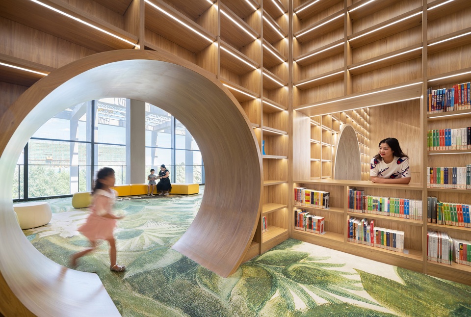 community center of baishadao financial town china by urbanus