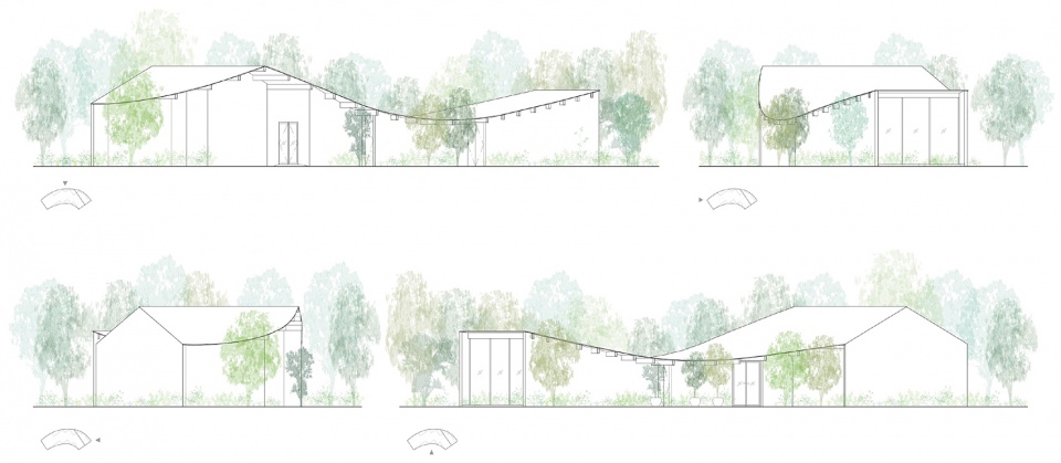 reception on the ridge by takashige yamashita office