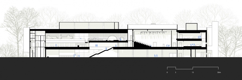 community center of baishadao financial town china by urbanus