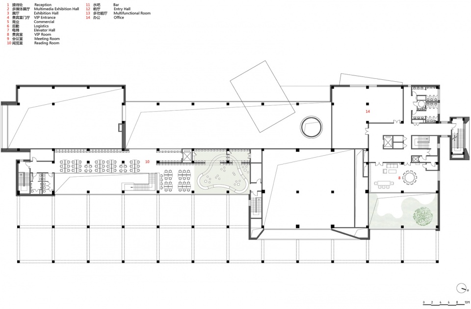 community center of baishadao financial town china by urbanus