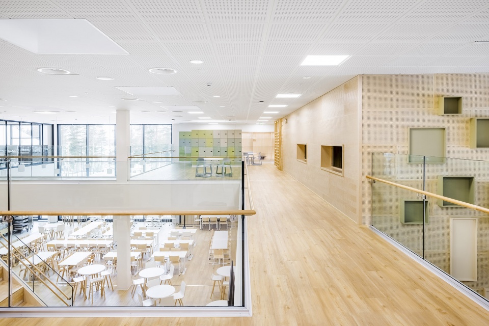 hankasalmi school centre finland by parviainen architects