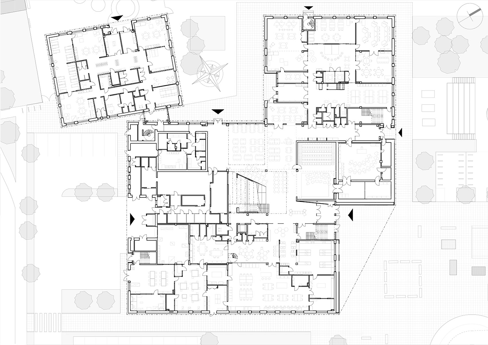 hankasalmi school centre finland by parviainen architects
