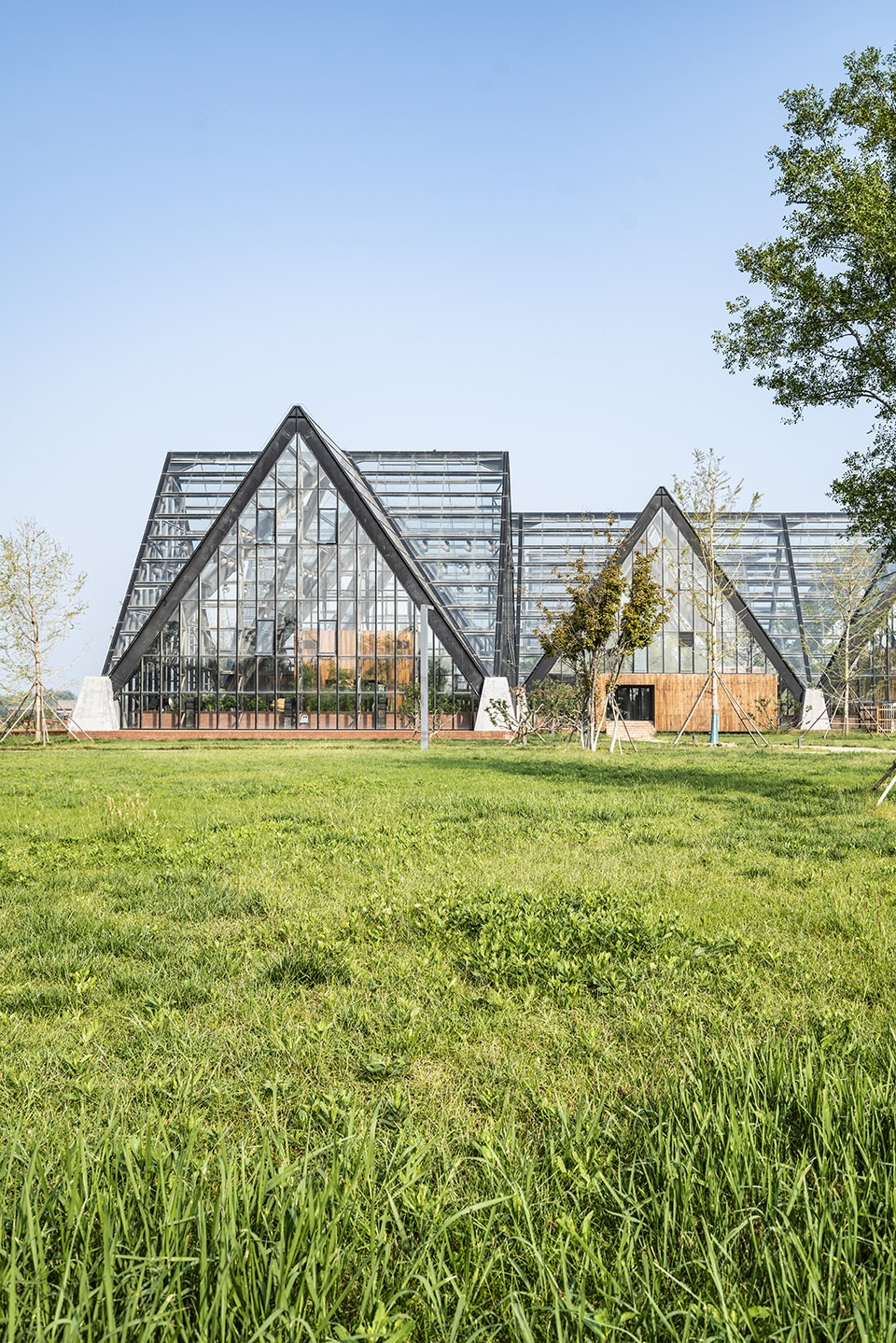 Hengshui Botanical Garden Greenhouse Exhibition Hall Interval Architects