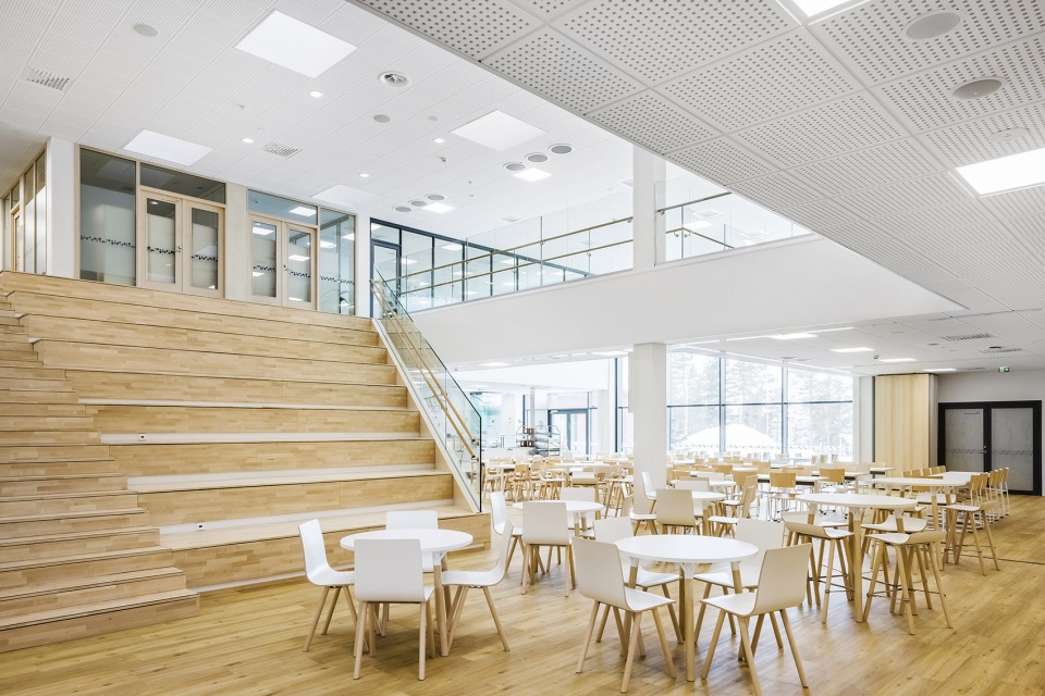 hankasalmi school centre finland by parviainen architects