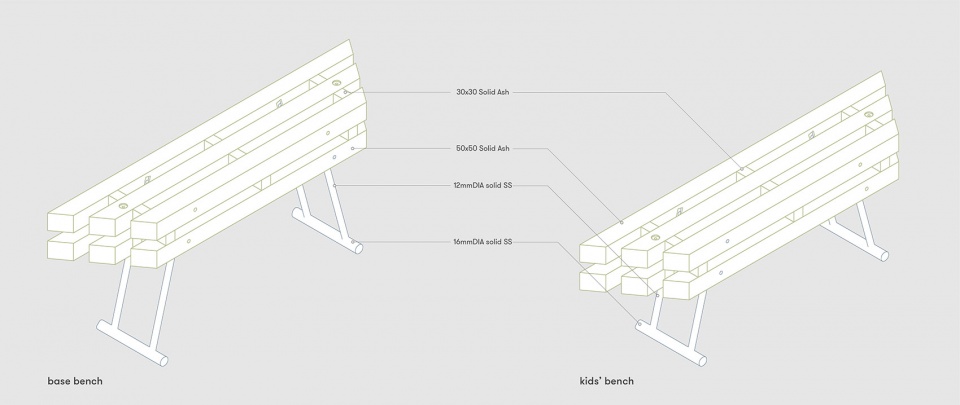 BRANCHING BENCHES by Napp Studio Architects