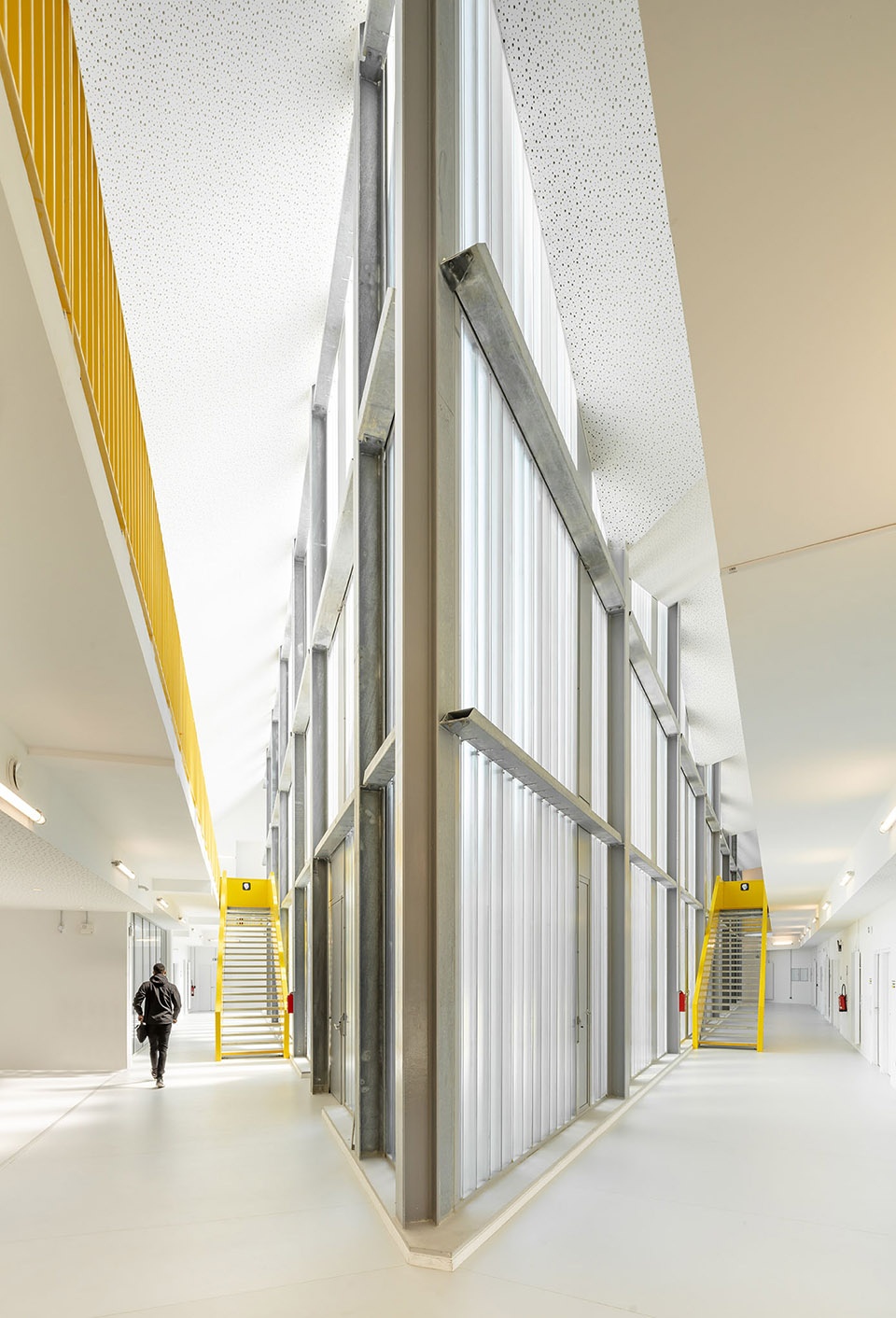 Maintenance and storage center for the T9 tramway by Ferrier Marchetti Studio