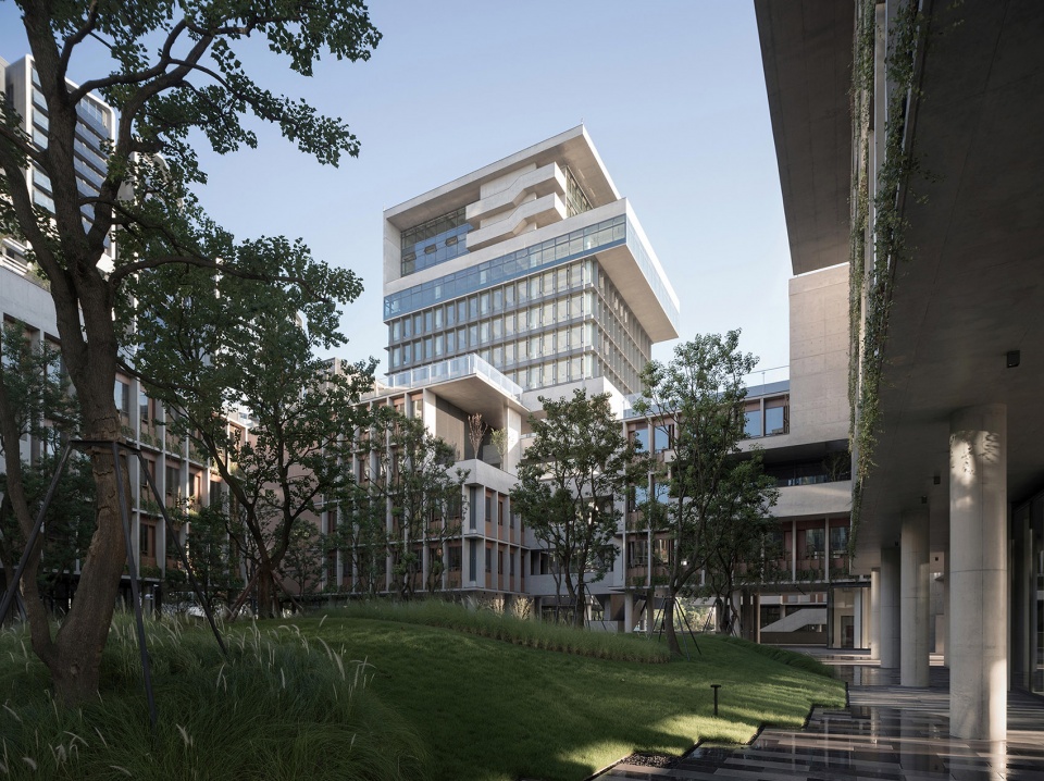 luxelakes floating headquarters china by vector architects