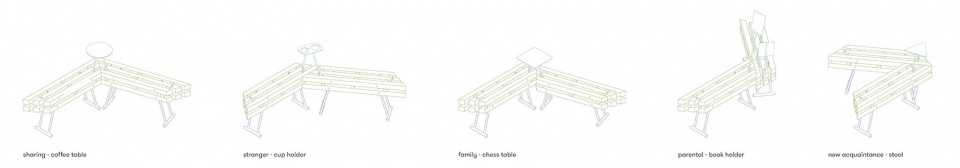 BRANCHING BENCHES by Napp Studio Architects