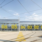 Maintenance and storage center for the T9 tramway by Ferrier Marchetti Studio