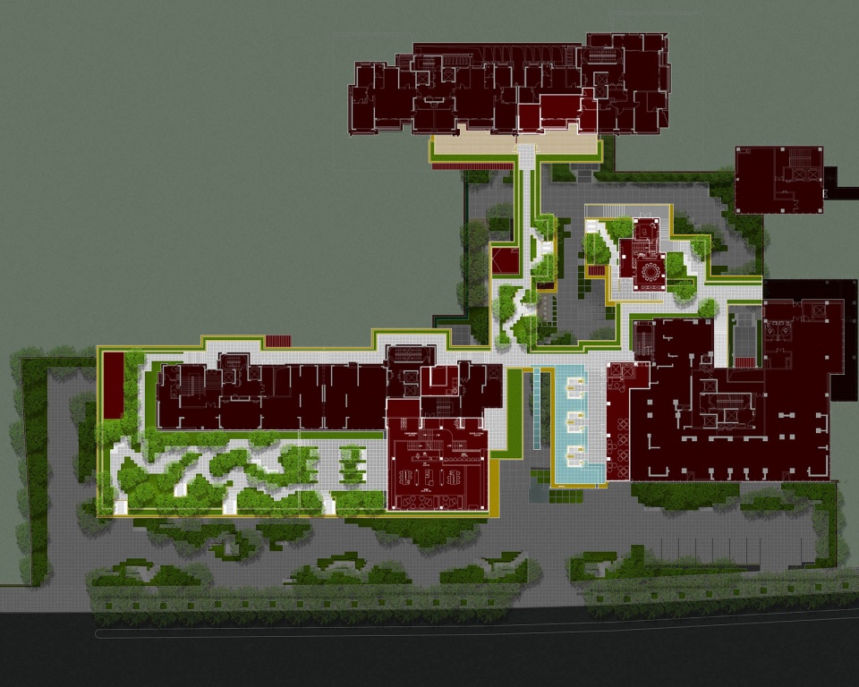 urban valley yanlord arcadia shanghai china by trop terrains open space
