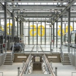 Maintenance and storage center for the T9 tramway by Ferrier Marchetti Studio