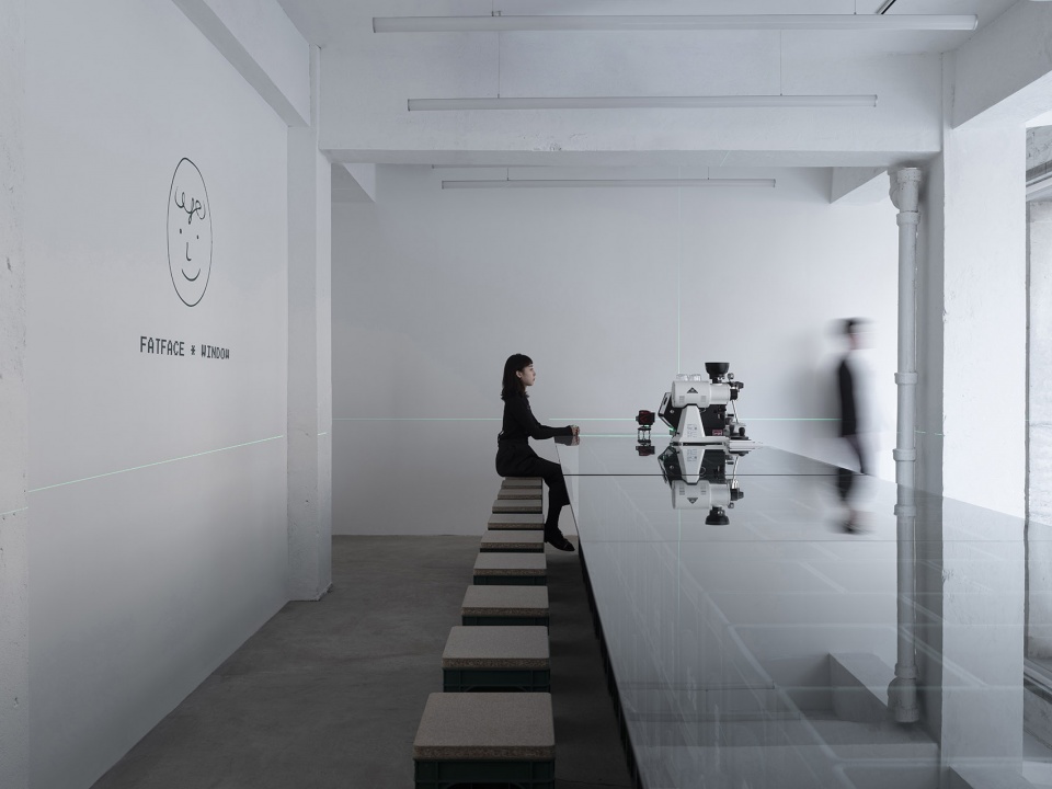 Fatface Coffee pop up shop China by Cabbage design office