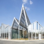 Maintenance and storage center for the T9 tramway by Ferrier Marchetti Studio