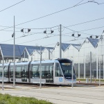 Maintenance and storage center for the T9 tramway by Ferrier Marchetti Studio
