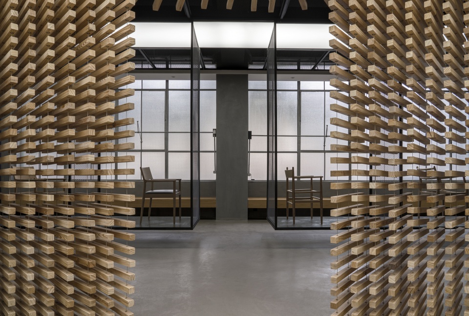 shenzhen qizhushe workshop and exhibition space by yimu