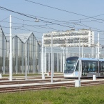 Maintenance and storage center for the T9 tramway by Ferrier Marchetti Studio