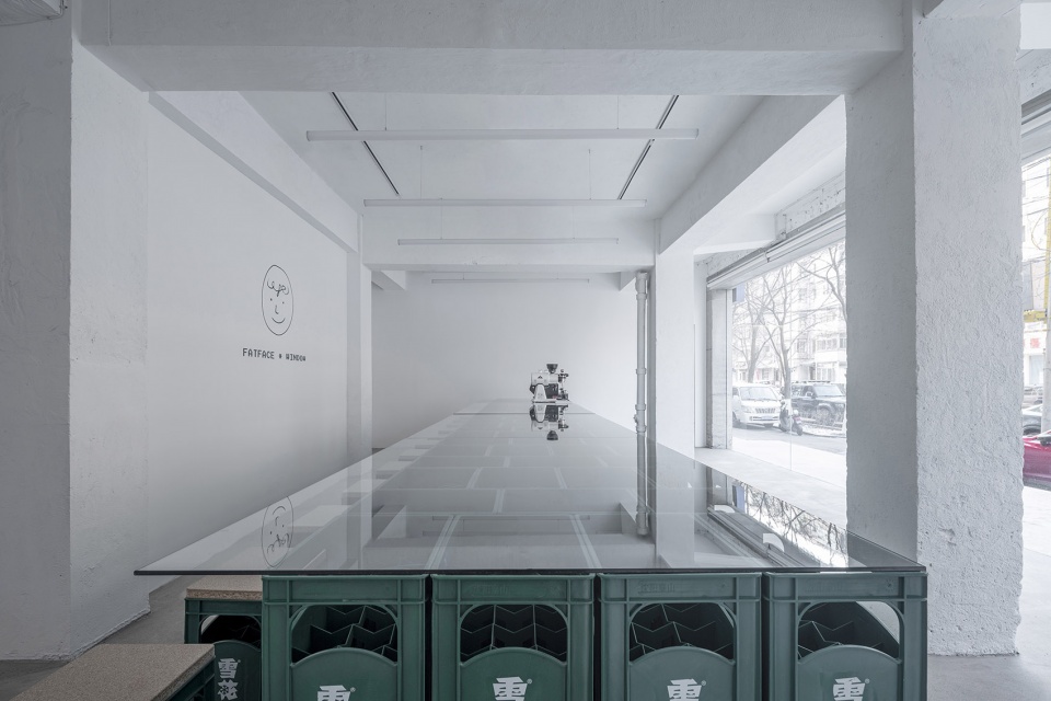 Fatface Coffee pop up shop China by Cabbage design office
