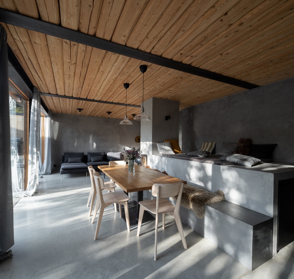 weekend house in bukovany by senaa architekti