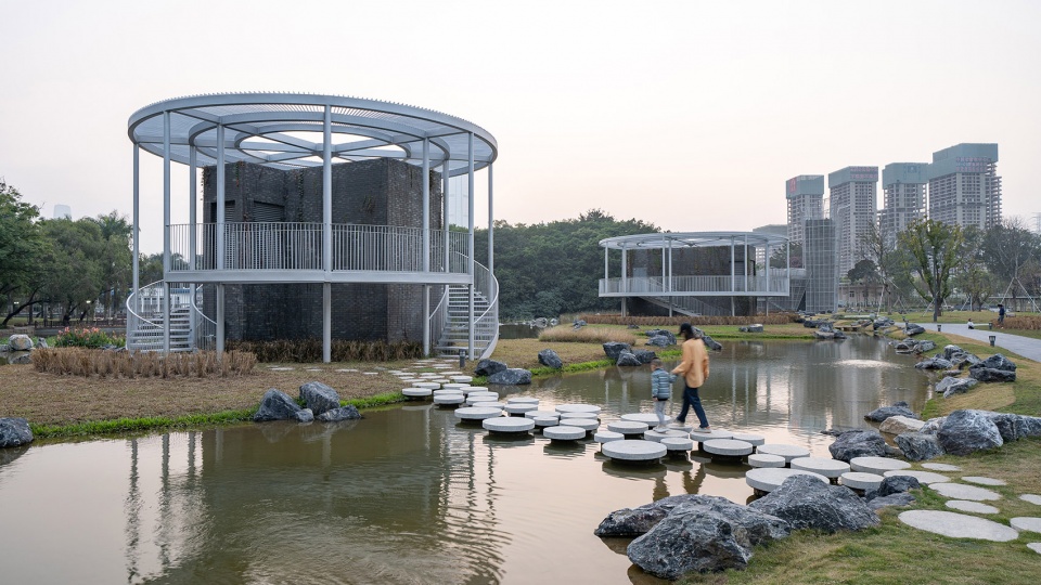 Landscape Design for Shenzhen Lotus Water Culture Base and Ground Level of Honghu Park Water Purification Plant China by NODE