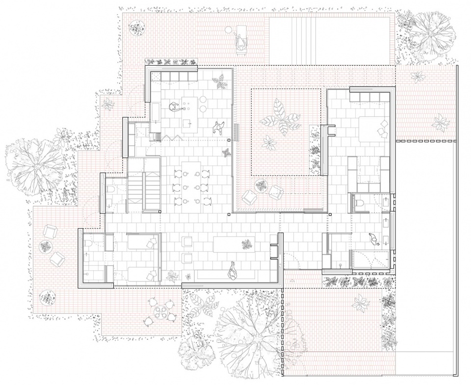 patio house in salou by nua arquitectures