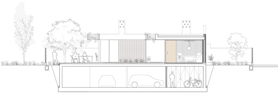 patio house in salou by nua arquitectures