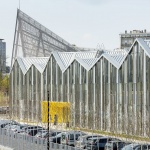 Maintenance and storage center for the T9 tramway by Ferrier Marchetti Studio