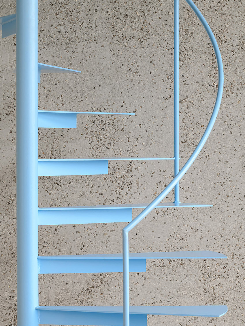 Brutalist duplex apartment in the Riverside Tower by Studio Okami Architects 1