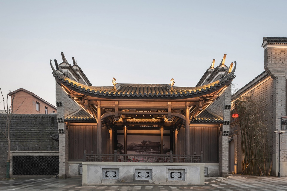 nanchang sanyanjing historical block protection and transformation auxiliary line studio