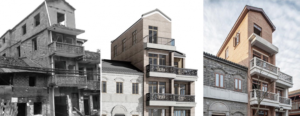 nanchang sanyanjing historical block protection and transformation auxiliary line studio