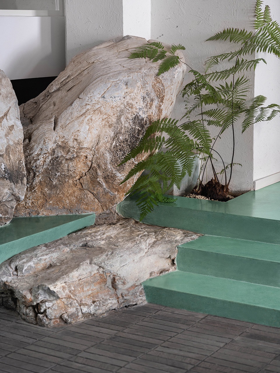 Green Cloud House Seven Terraces and Pavilions with a Pond in the Cloud and Mist China by Jiejie Studio