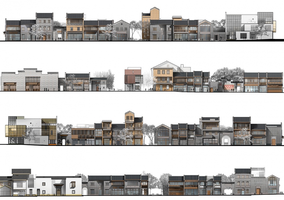 nanchang sanyanjing historical block protection and transformation auxiliary line studio