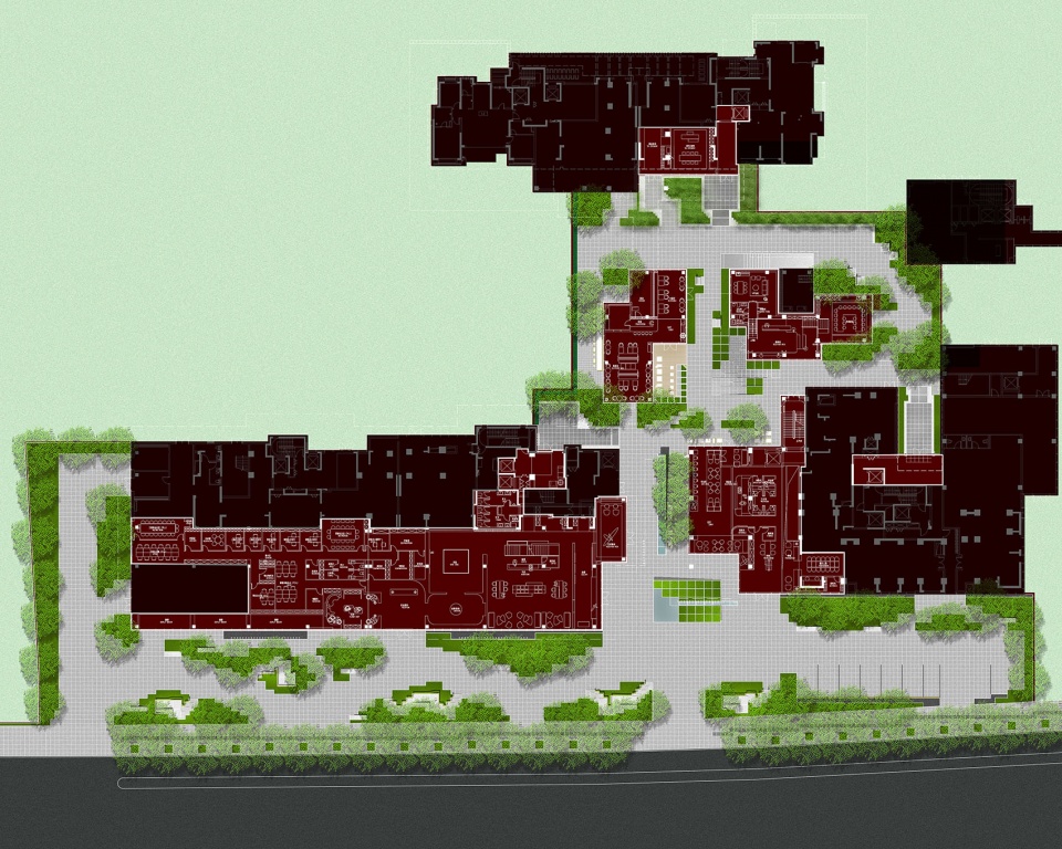 urban valley yanlord arcadia shanghai china by trop terrains open space