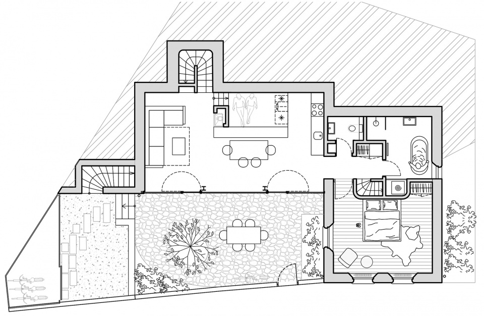 weekend house in bukovany by senaa architekti
