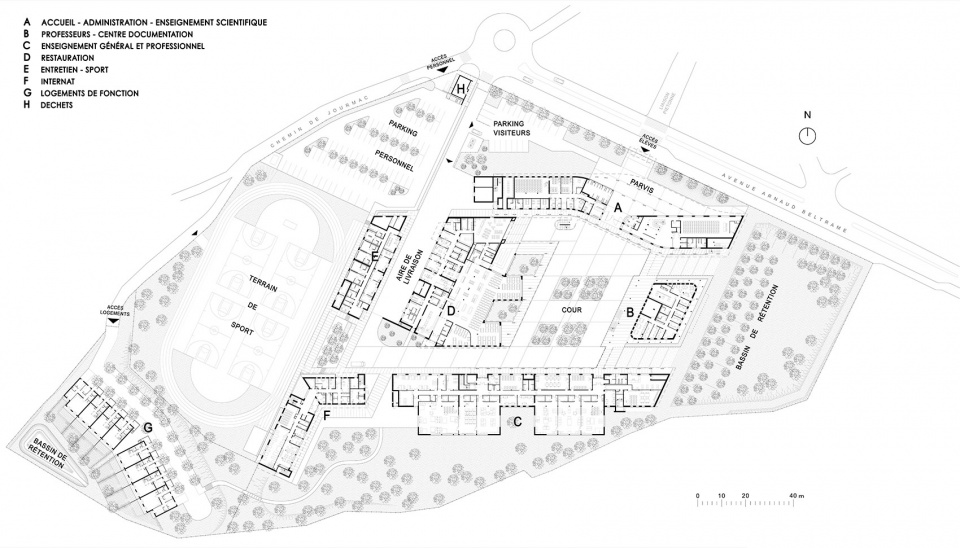 simone veil high school by hellin sebbag architectes associes