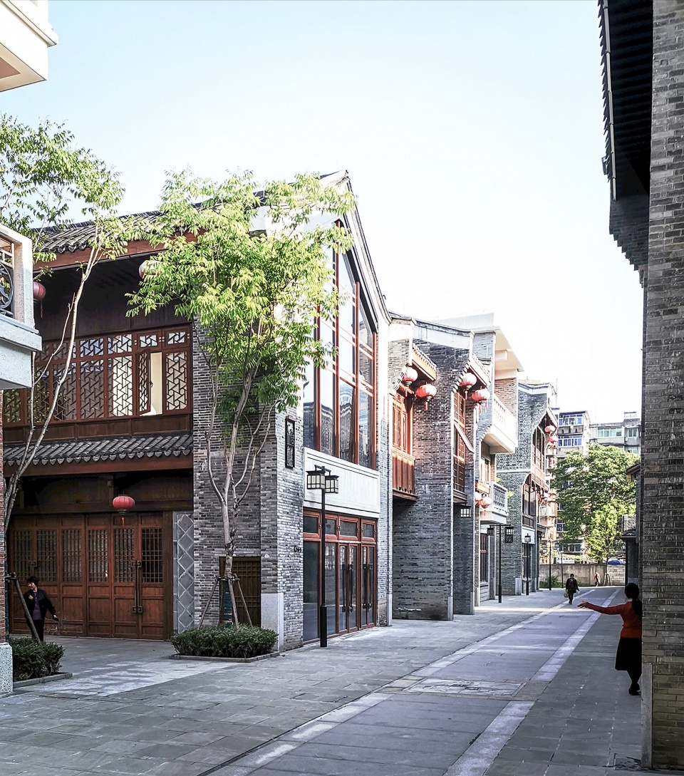 nanchang sanyanjing historical block protection and transformation auxiliary line studio