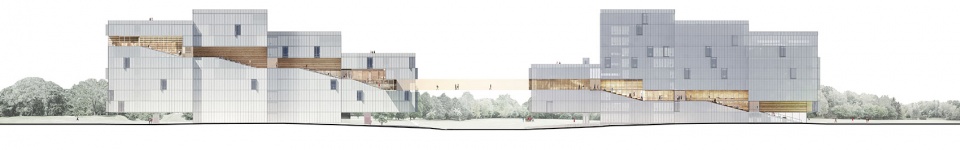 student dormitory grand morillon by kengo kuma associates