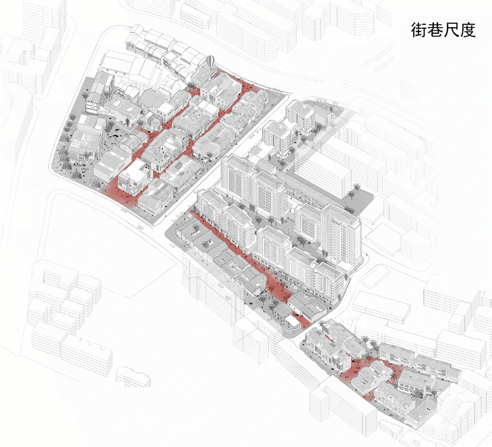 nanchang sanyanjing historical block protection and transformation auxiliary line studio