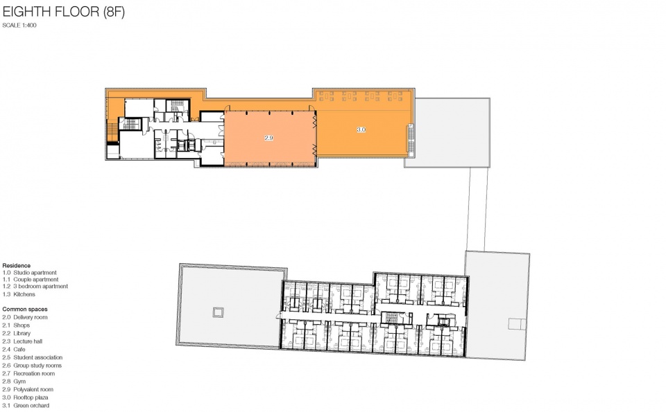student dormitory grand morillon by kengo kuma associates