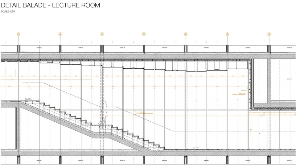 student dormitory grand morillon by kengo kuma associates