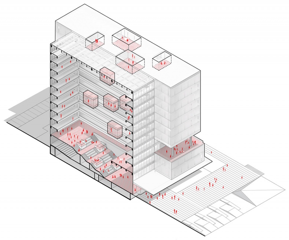 documentation of viewshine headquarters by fanhao meng gad x line