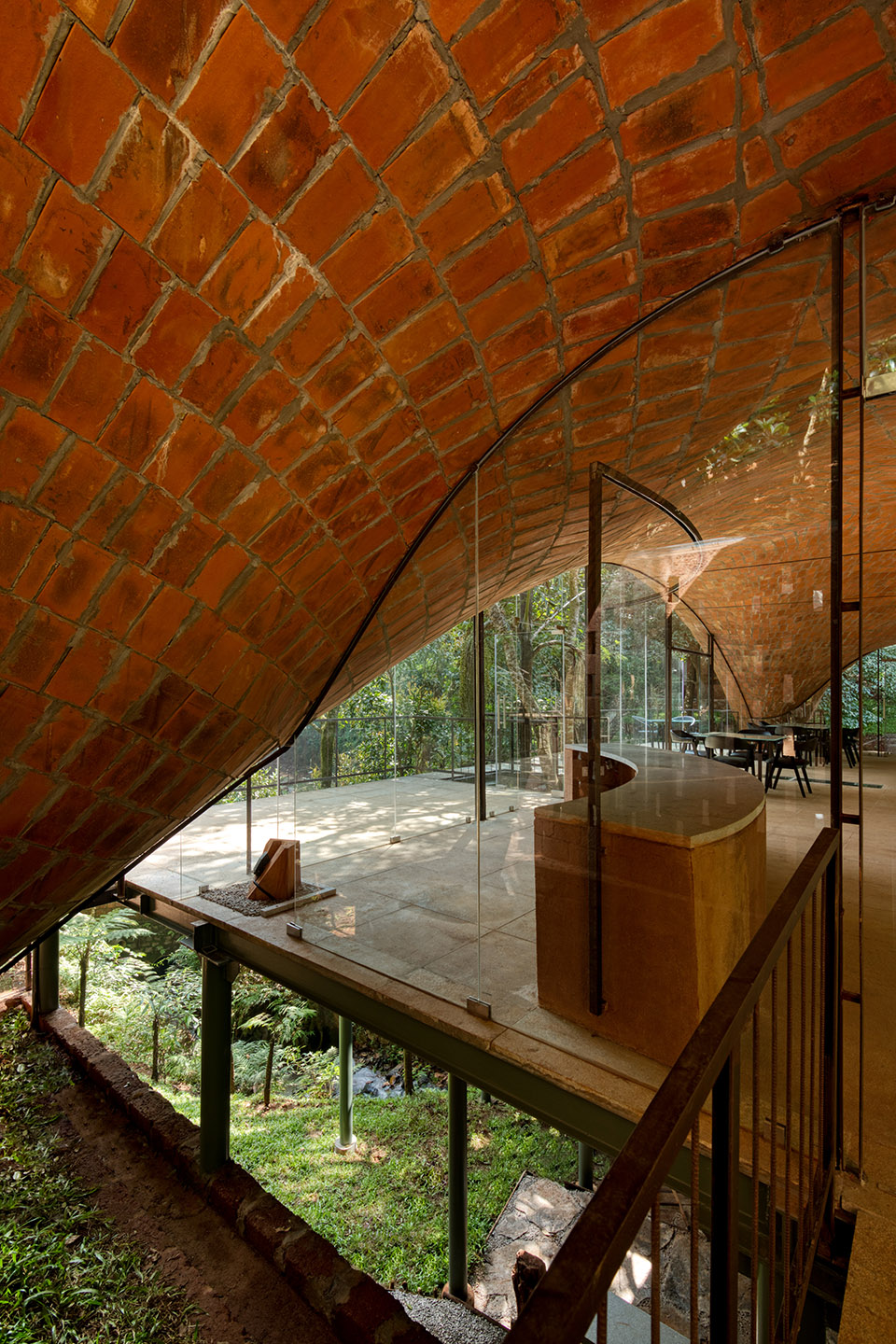 dining at devadhare india by play architecture