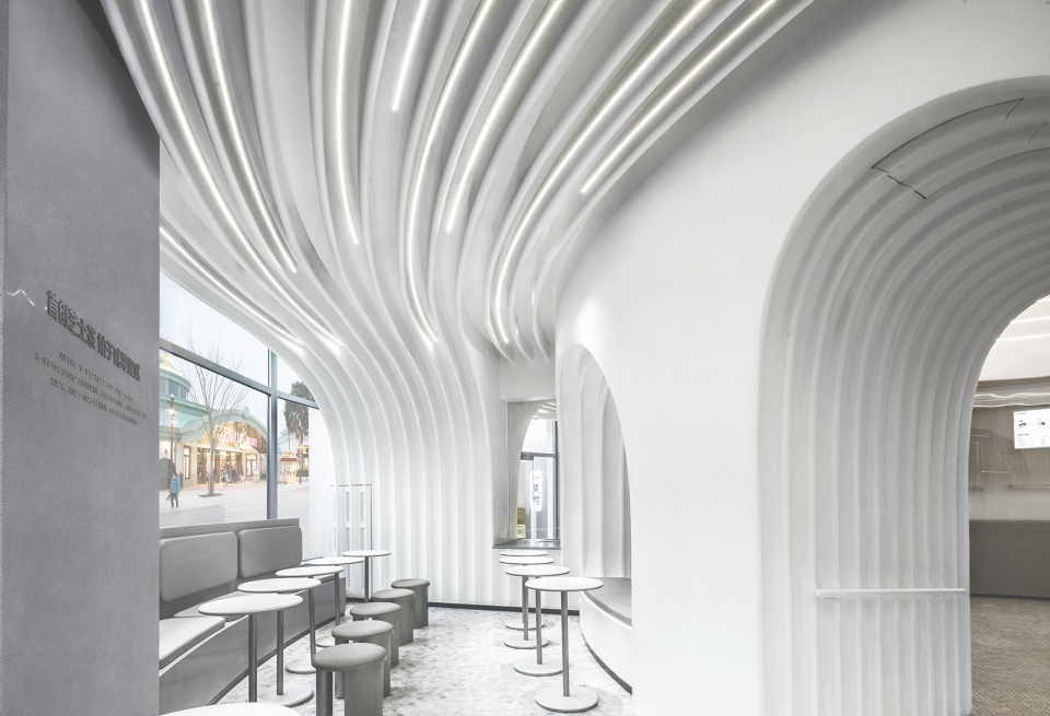 renovated heytea disneytown store shanghai by architecture as narration
