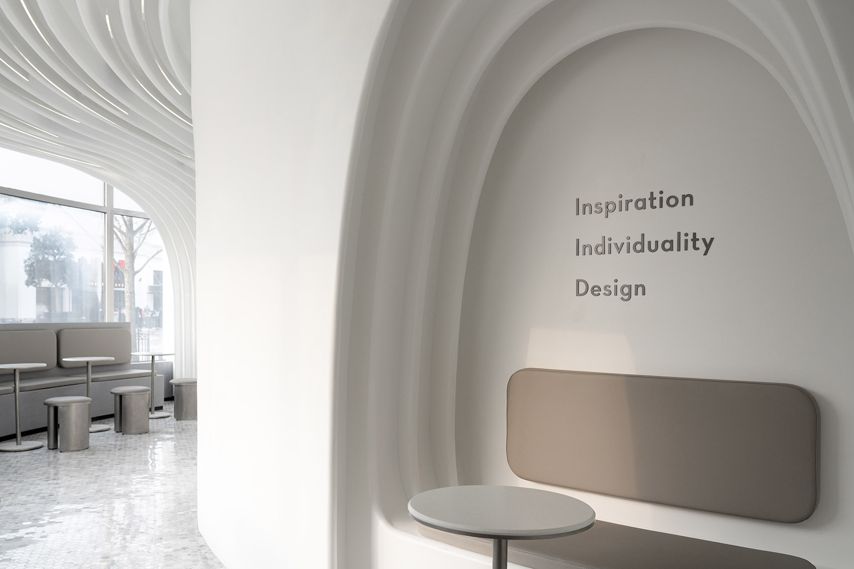 renovated heytea disneytown store shanghai by architecture as narration