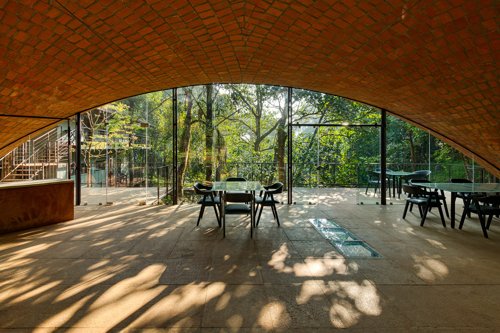 dining at devadhare india by play architecture