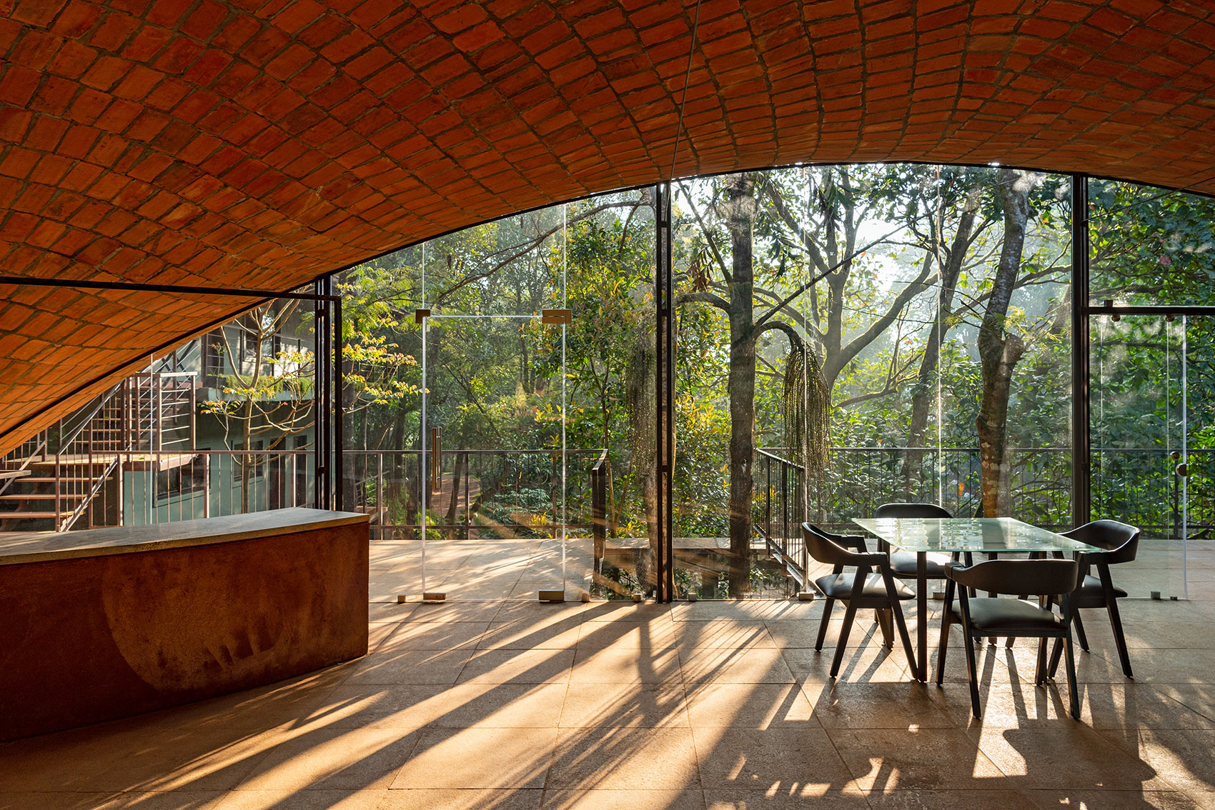 dining at devadhare india by play architecture