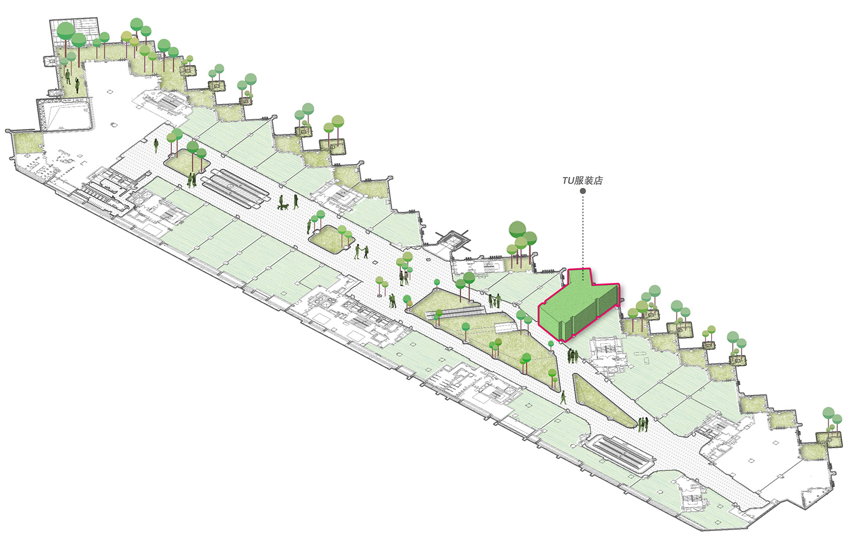 tu 1000 trees shanghai by tens atelier